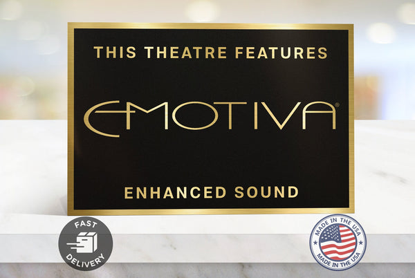 EMOTIVA Home Movie Theater Sign
