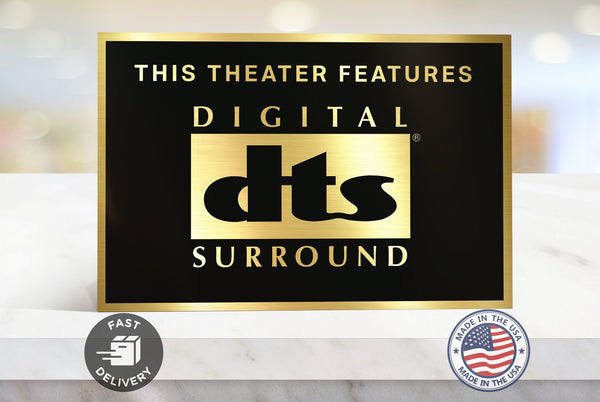 Digital DTS Home Movie Theater Sign