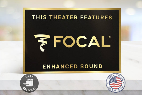 Focal Home Movie Theater Sign