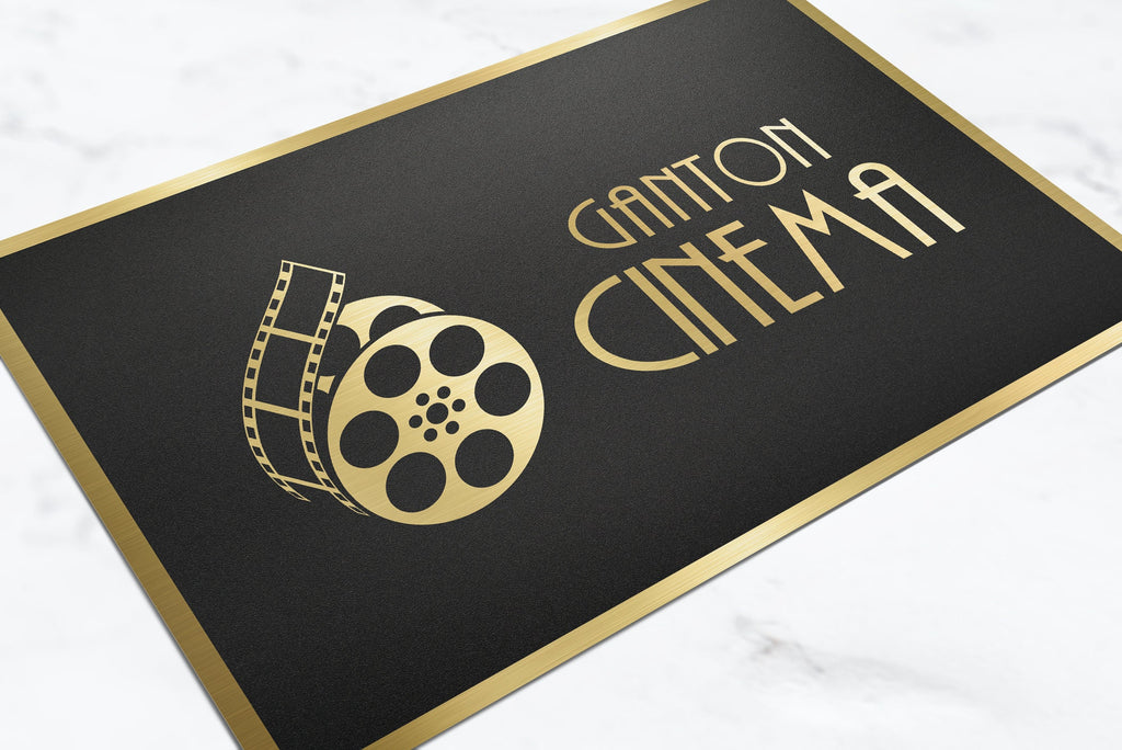 Custom Home Movie Theater Sign