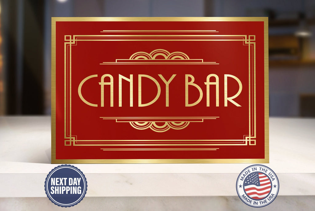 Candy Bar Home Movie Theater Sign brushed aluminum metal game room wall decor home bar man cave gift for him fathers day