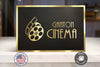 Custom Home Movie Theater Sign