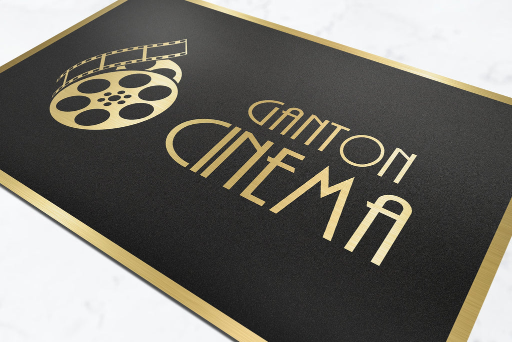 Custom Home Movie Theater Sign