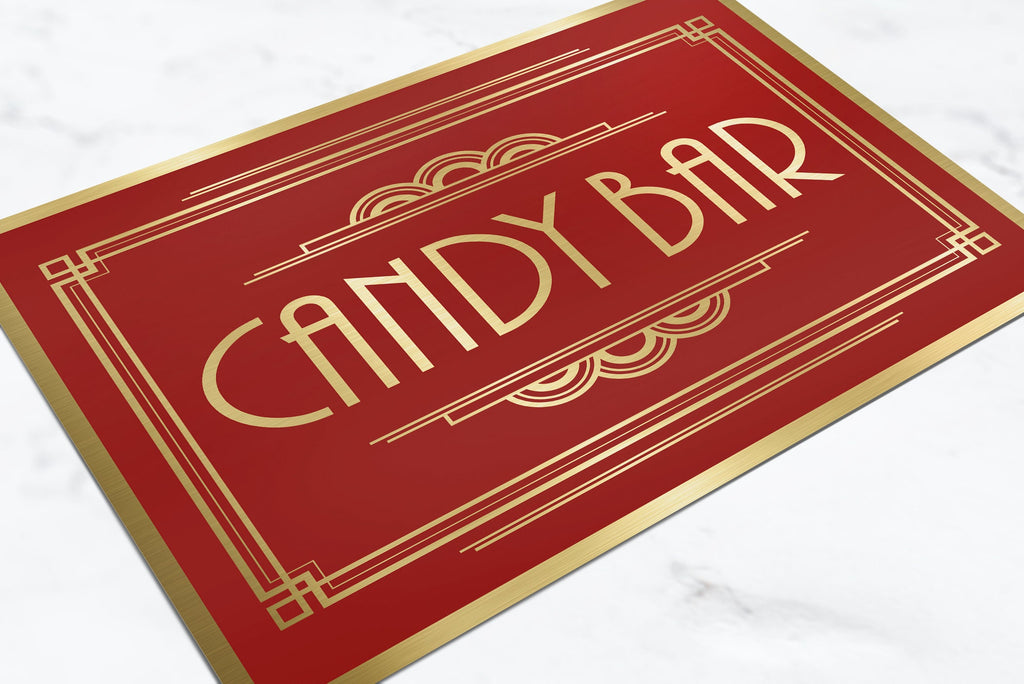 Candy Bar Home Movie Theater Sign brushed aluminum metal game room wall decor home bar man cave gift for him fathers day